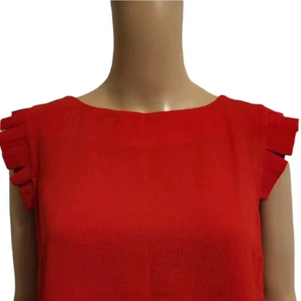 Women's Sleeveless Winged Blouse by Monteau (Size M) - Picture 4 of 6